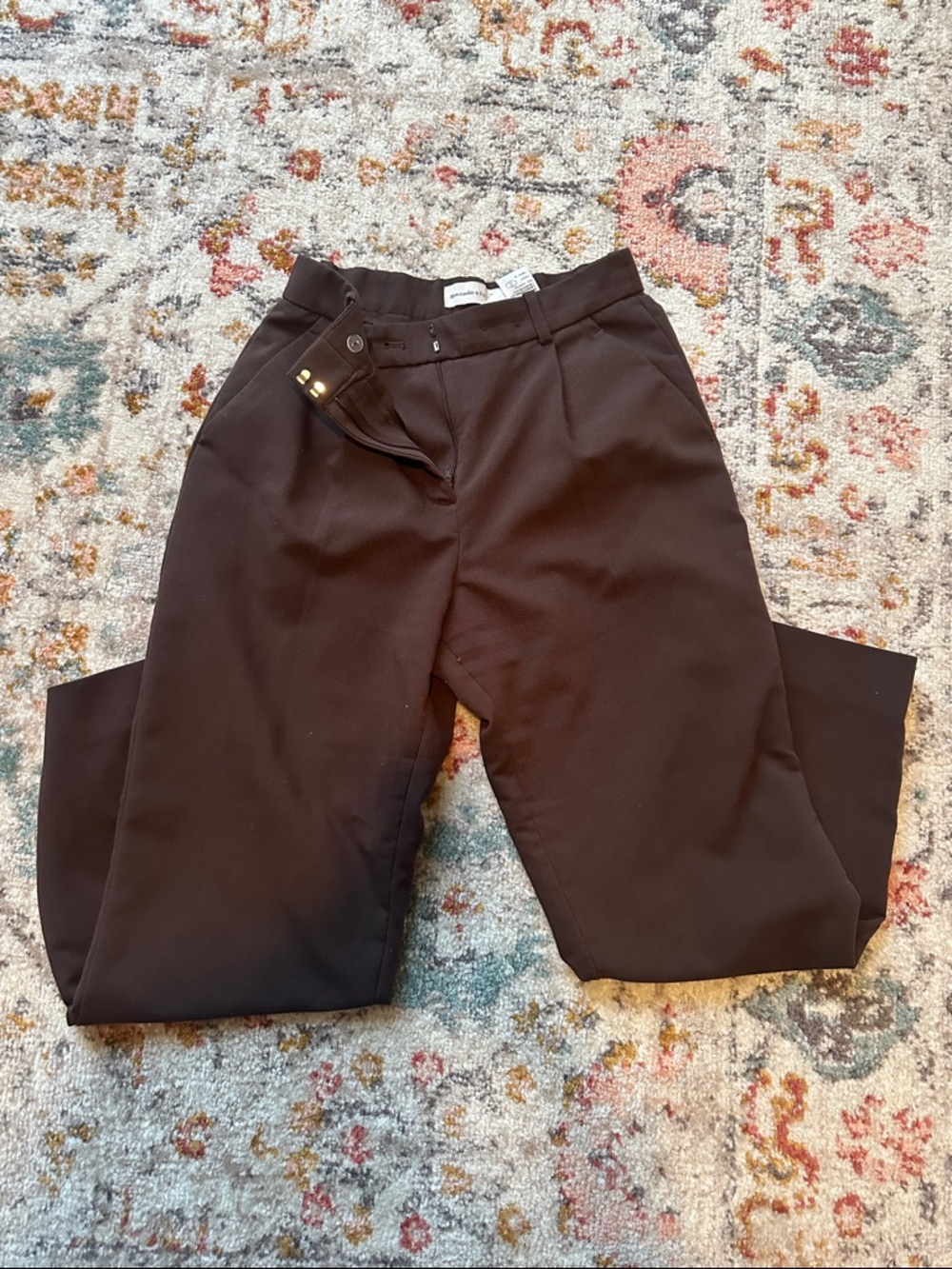 Abercrombie & Fitch Brown High-Rise Pants